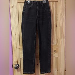 black Guess mom jeans